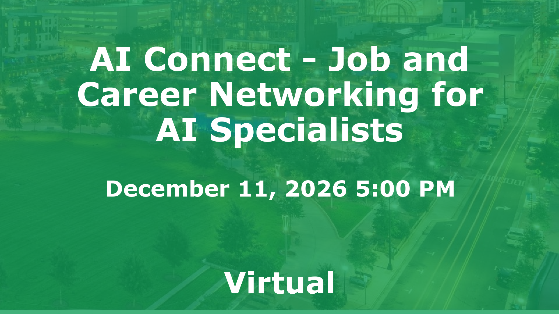 AI Connect - Job and Career Networking for AI Specialists event image